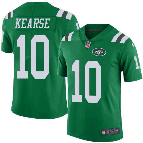 Nike Jets #10 Jermaine Kearse Green Youth Stitched NFL Limited Rush Jersey